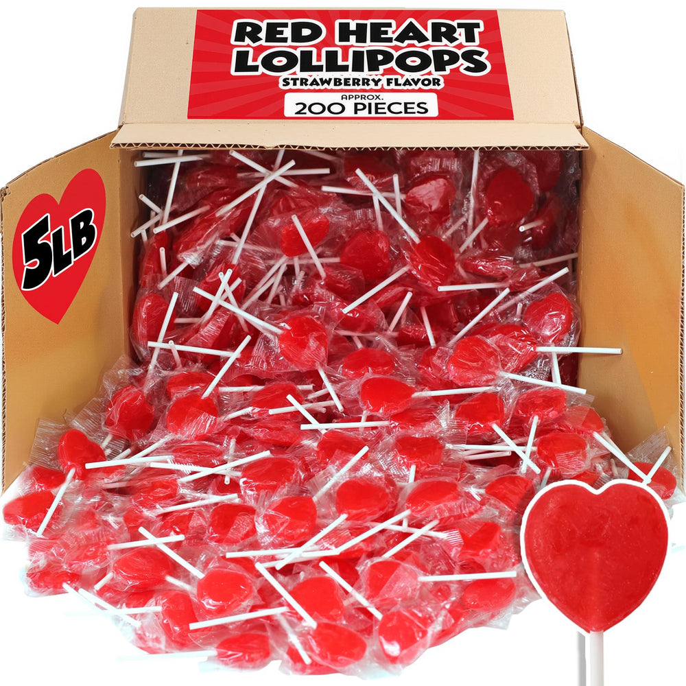 A Great Surprise front packaging showing heart lollipops and bulk savings