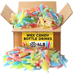 A Great Surprise front packaging of 4 lb pastel wax bottles, ideal for parties