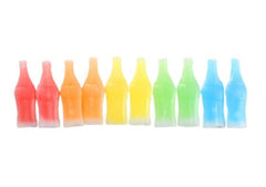 Serving bowl of A Great Surprise wax bottles at a candy buffet offering easy grab-and-go treats