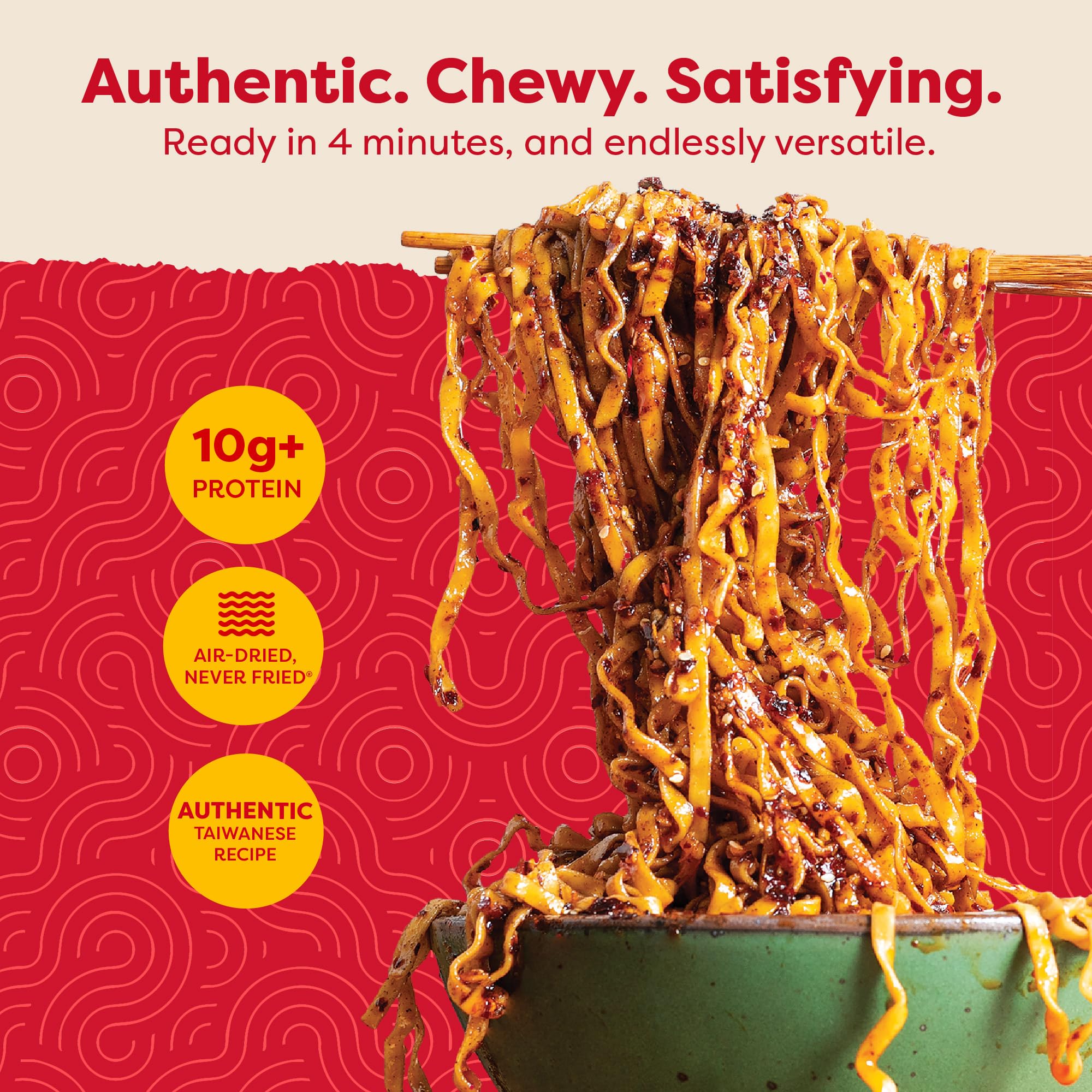 A-SHA sauce packet detail showing authentic Taiwanese flavors and ease