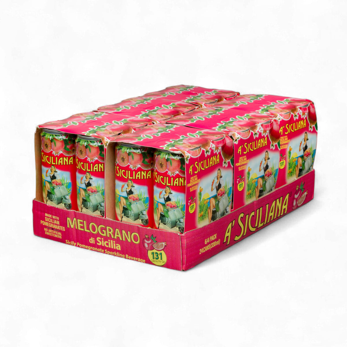 A' Siciliana front can showing label and vintage artwork, attractive gift look