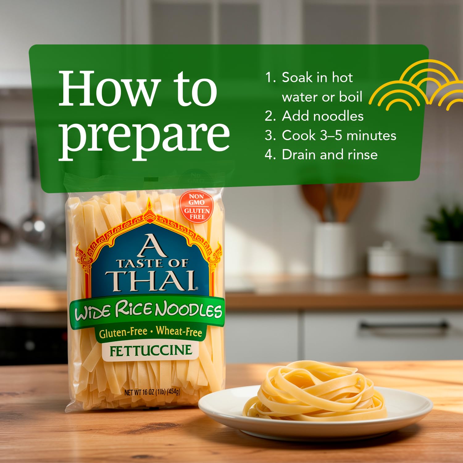 A Taste of Thai plated dish on a table showing easy weeknight dinner