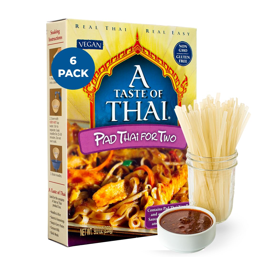 A Taste of Thai front packaging showing 9 oz pack and label benefits