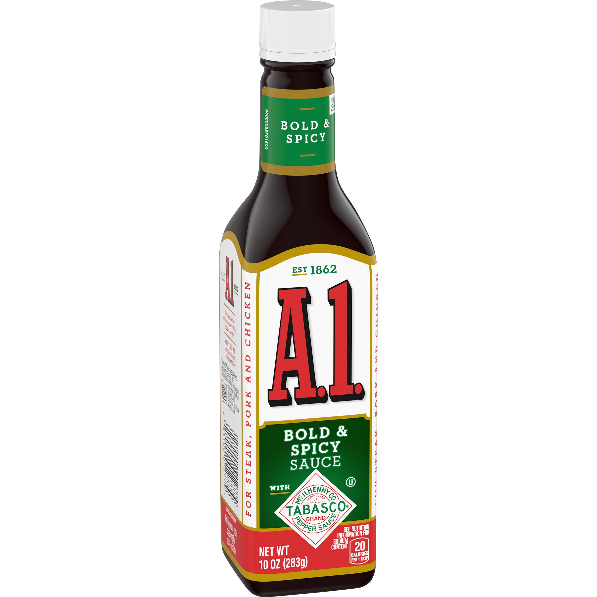 A.1. closeup of glass bottle label highlighting ingredients and brand reliability