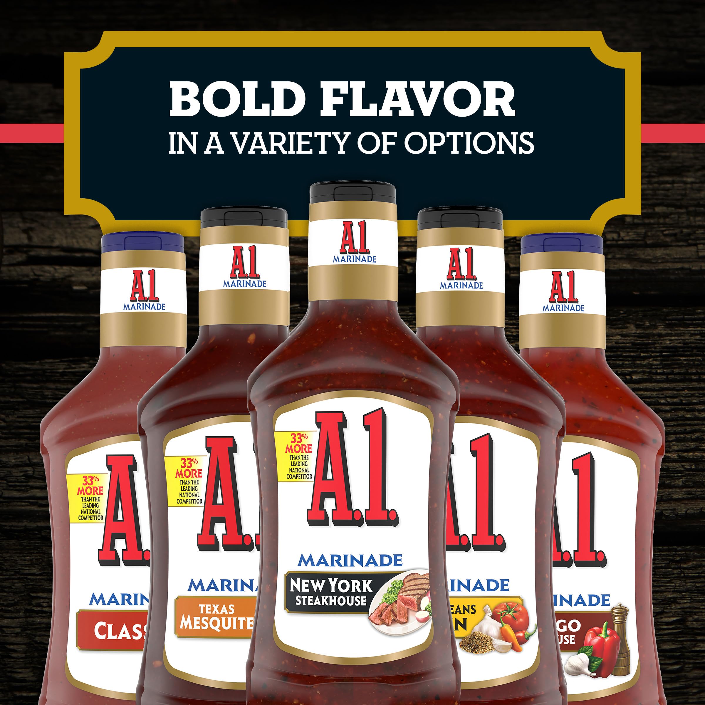 A.1. chicken kebab brushed with marinade to add bold flavor before grilling