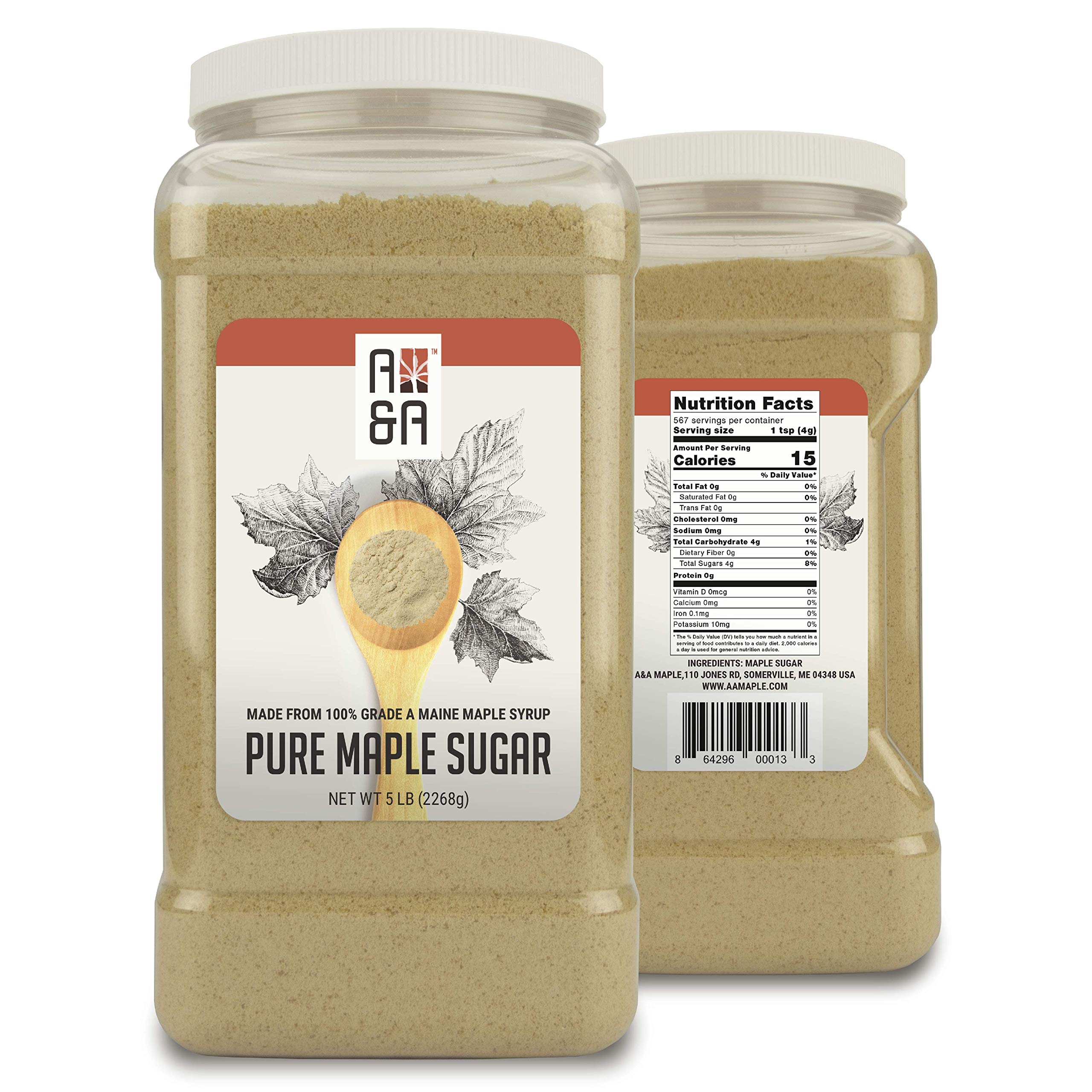 A&A Maple sprinkled on buttered toast showing natural maple flavor boost