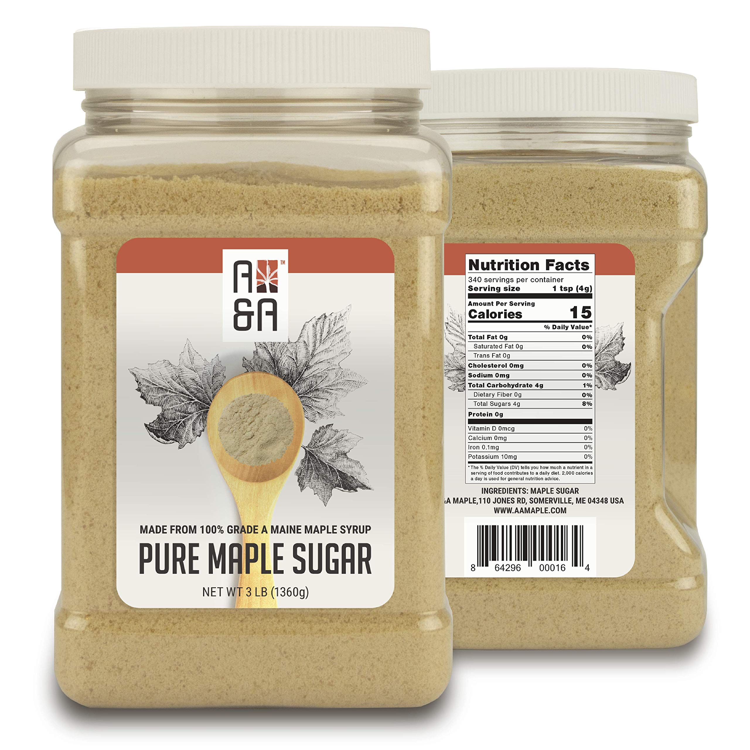 A&A Maple sprinkled on buttered toast, demonstrates quick flavor boost and natural sweetness
