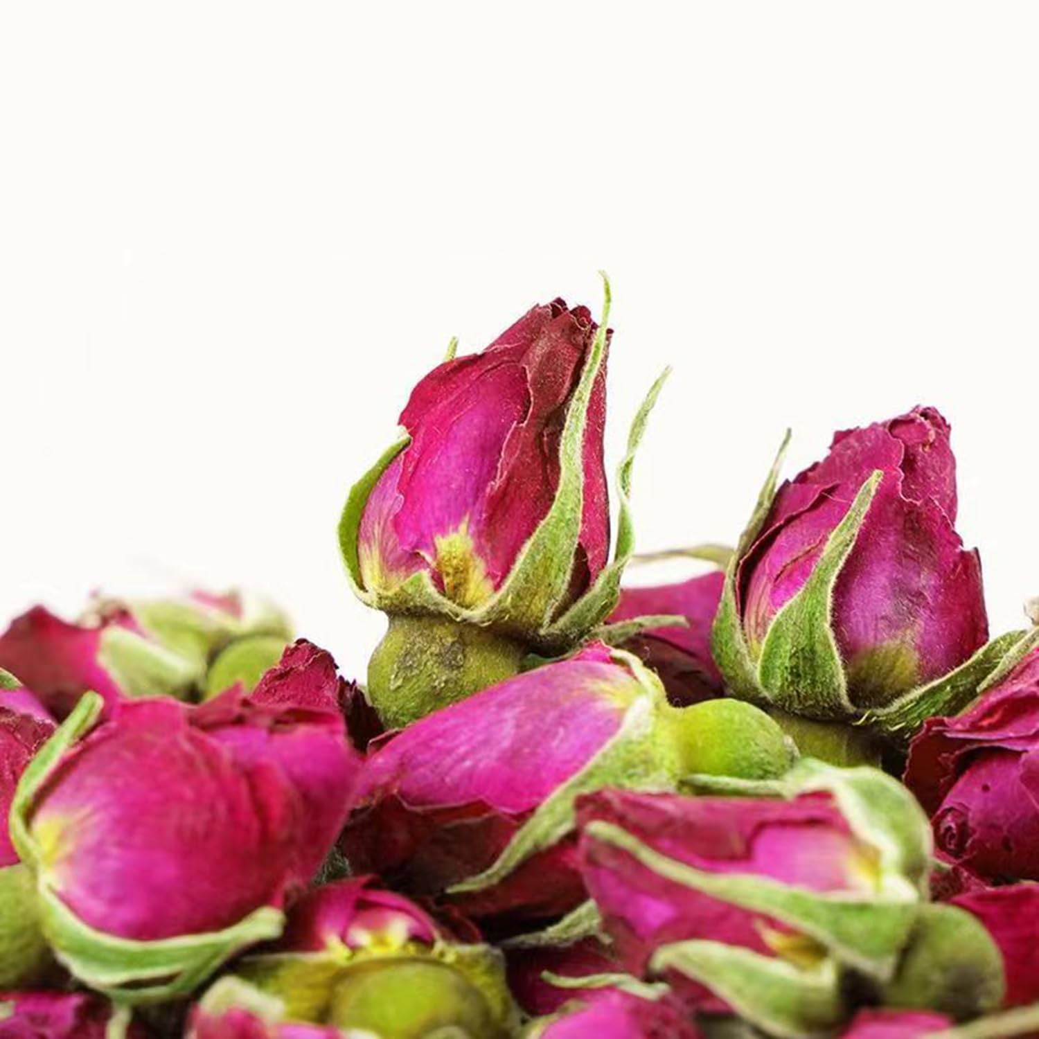 Aandiso cup with steeping rosebuds demonstrating visual bloom and fragrant infusion