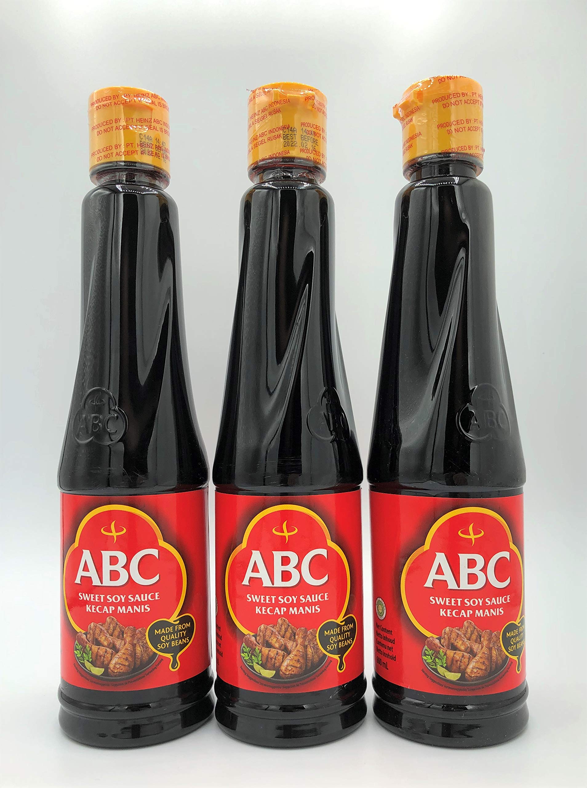 ABC sauce glazed on grilled chicken adding shiny sweet-savory finish
