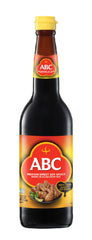 ABC bottle front label showing product identity and benefit of authentic flavor
