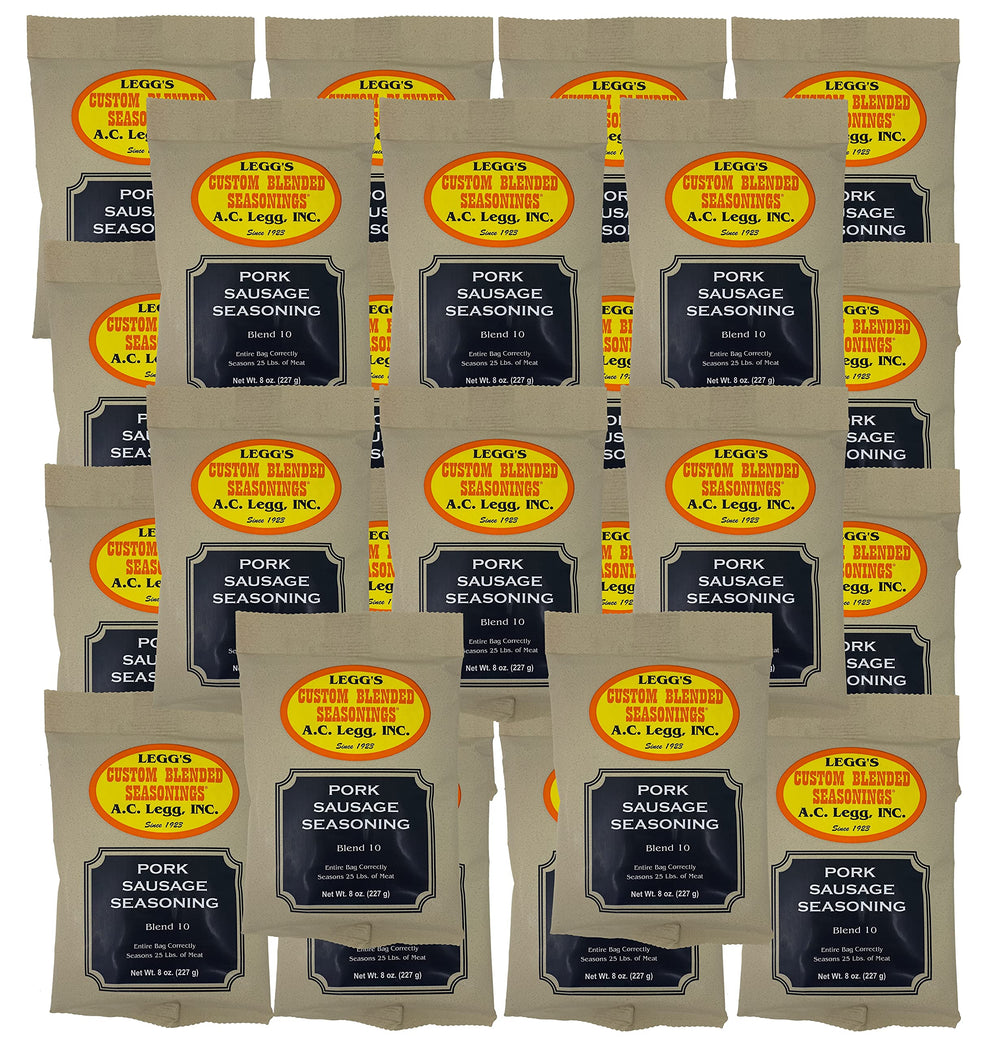 A.C. Legg front packaging showing Blend 10 bag and clear labeling for freshness