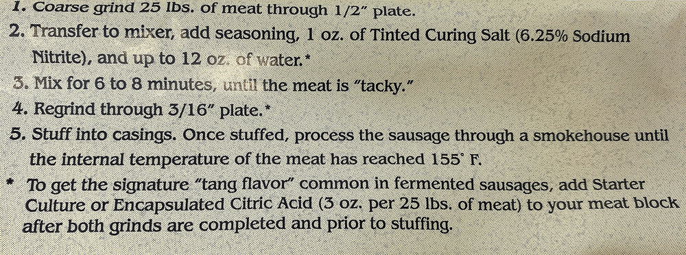 A.C. Legg finished sliced summer sausage on board showing serving appeal
