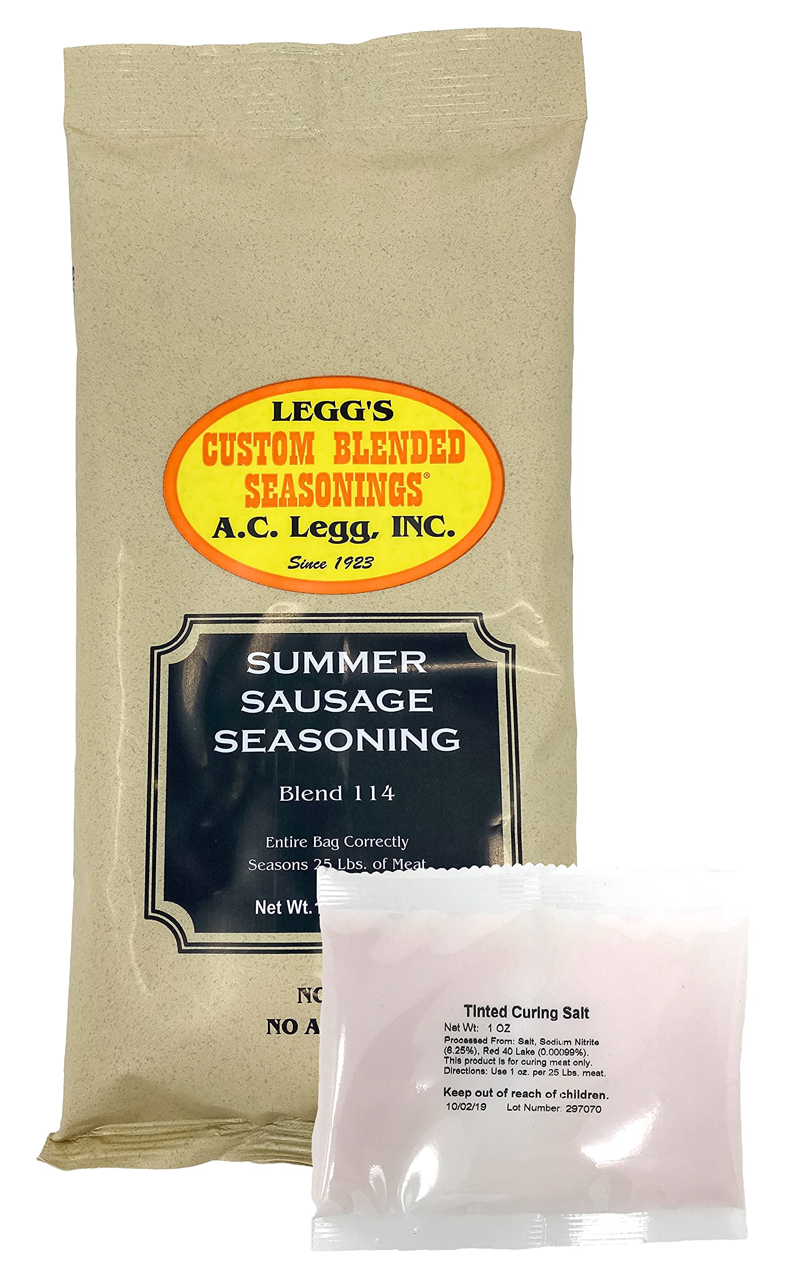A.C. Legg close-up of seasoning texture highlighting grind consistency