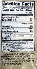 A.C. Legg seasoning used while stuffing casings demonstrating ease