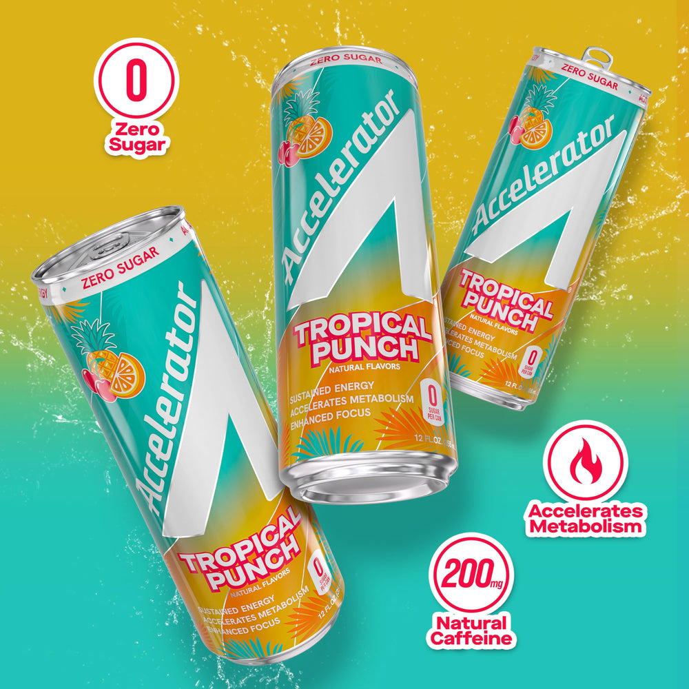 ACCELERATOR twelve-pack box stacked showing convenient bulk supply benefit