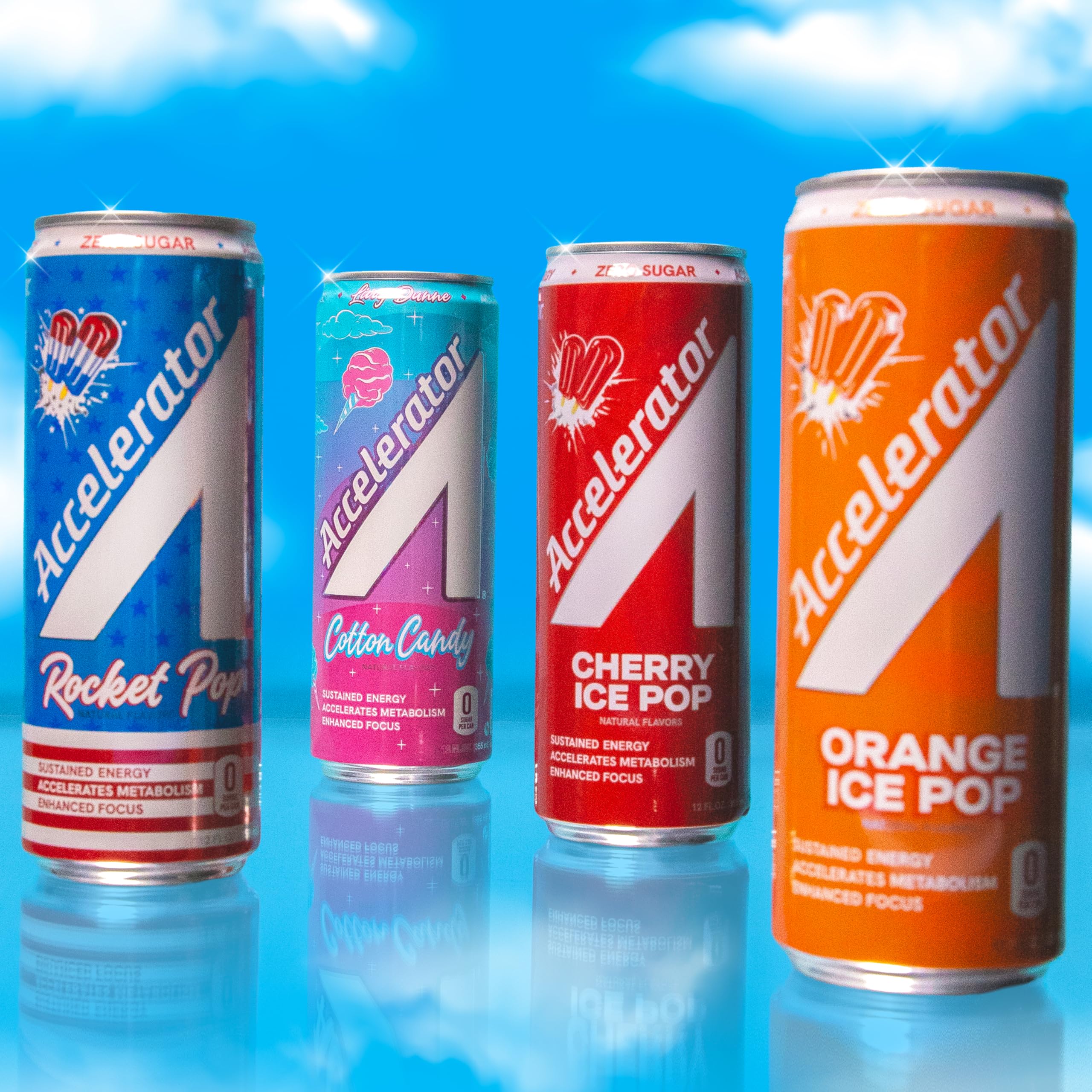 Accelerator ingredient callout displays green tea and sweet pepper benefits