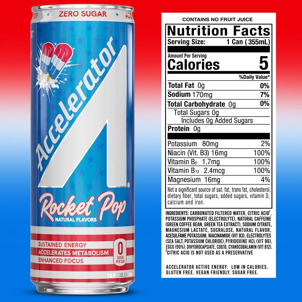ACCELERATOR close-up can top and pull-tab highlighting portability benefit