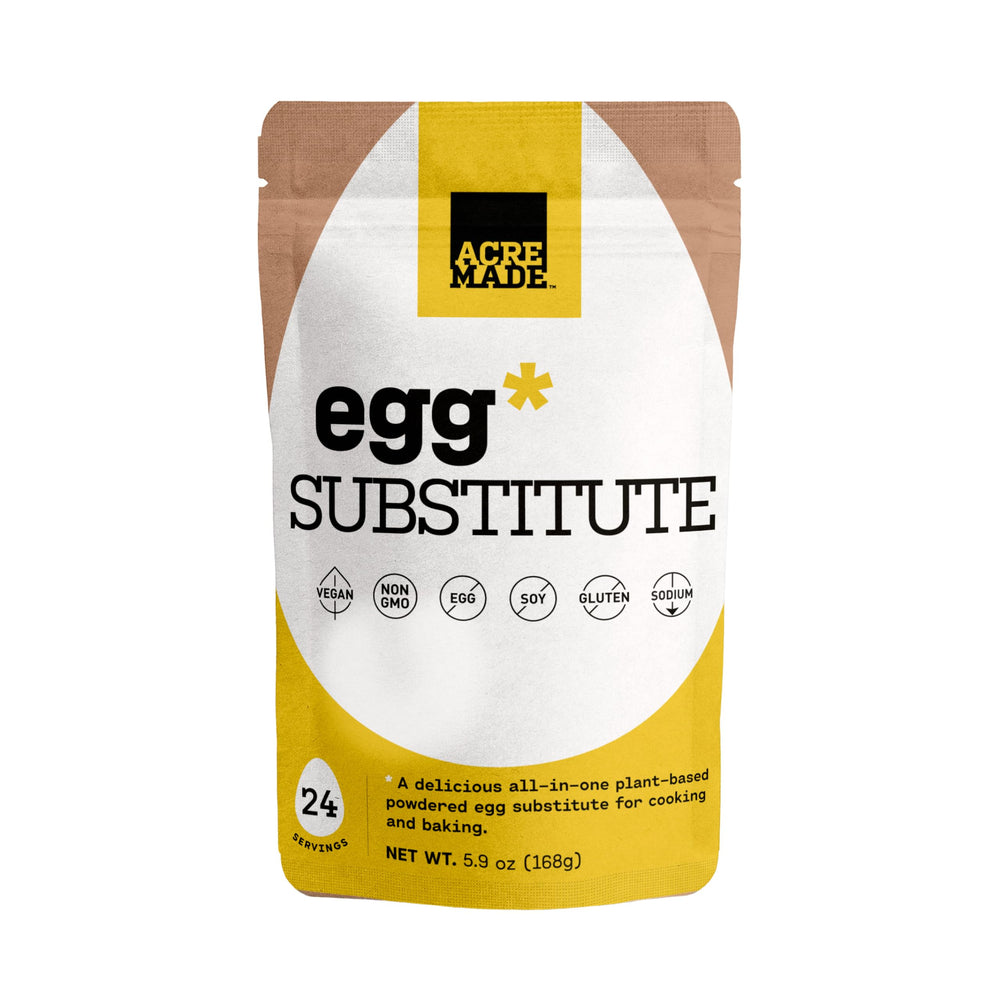 AcreMade front packaging showing product identity and shelf-stable benefits