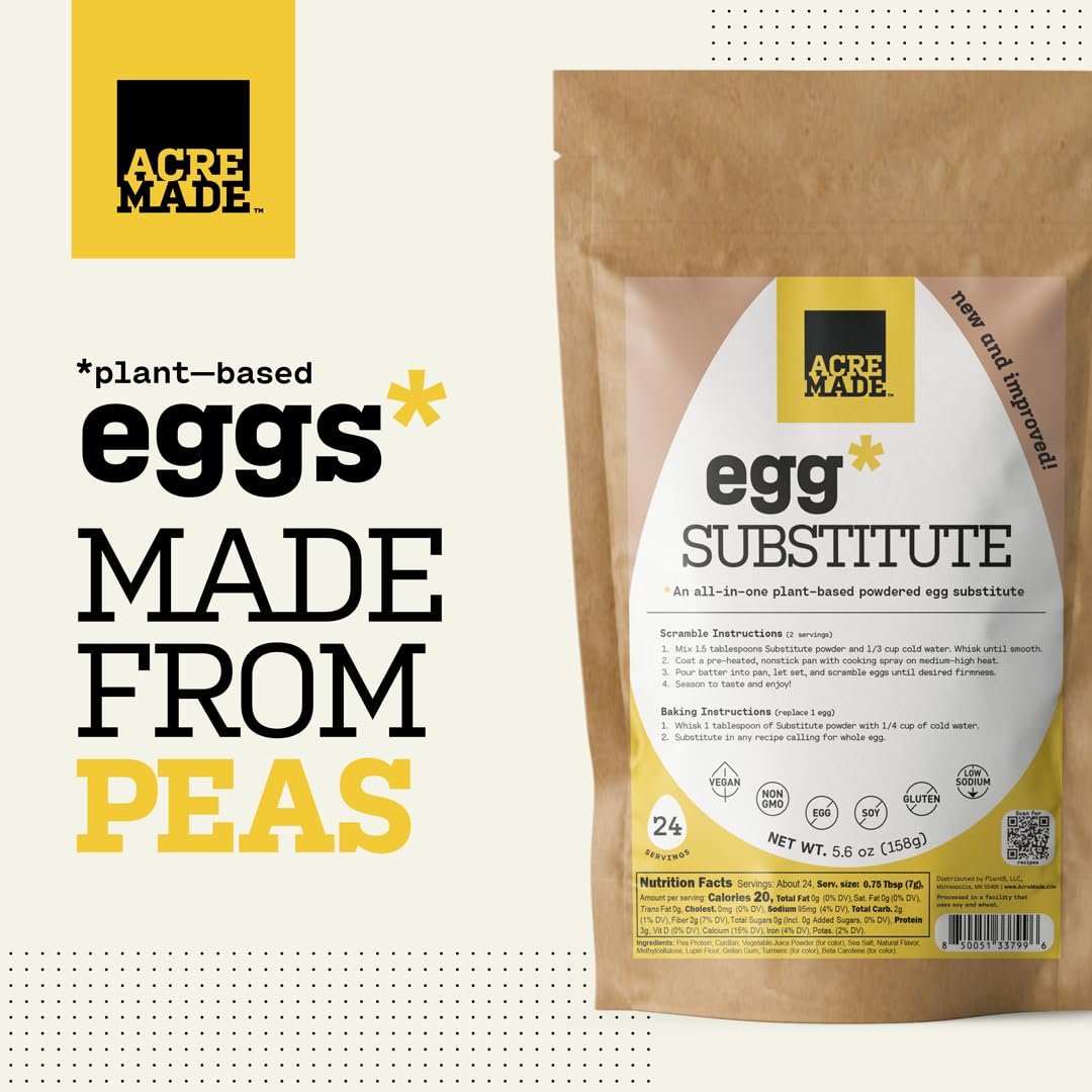 AcreMade hydrated scramble on plate demonstrating quick cook and fluffy texture