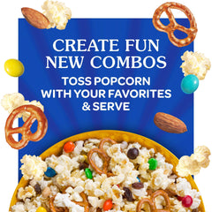 ACT II close-up of buttery coating on popped kernels showing taste appeal