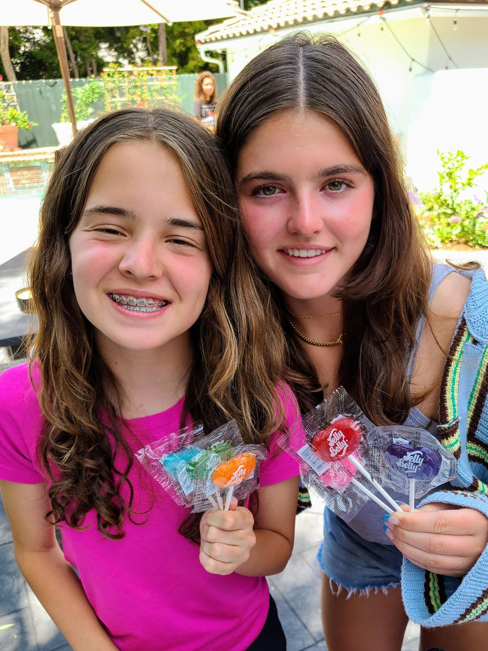 Adams & Brooks lollipops in party bowl creating colorful festive appeal