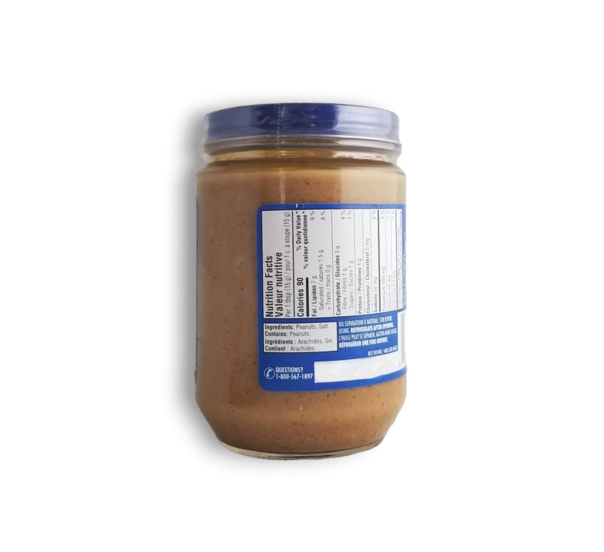 ADAMS spread on toast demonstrating quick breakfast protein option