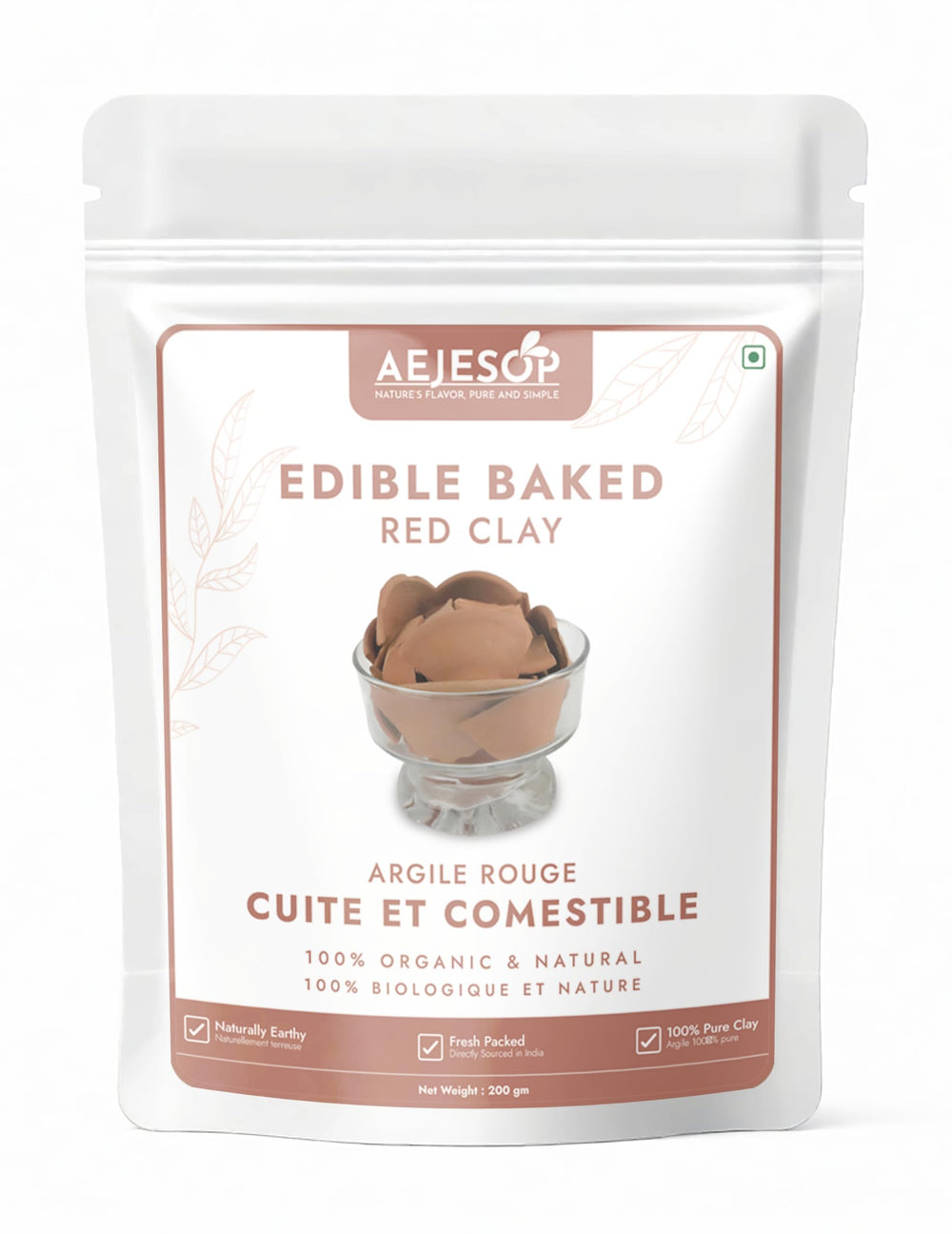 AEJESOP front pouch showing resealable 200g packaging and brand clarity for pantry storage