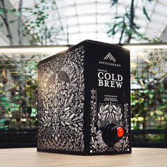 Afficionado tap pouring cold brew into a glass, quick ready-to-drink benefit
