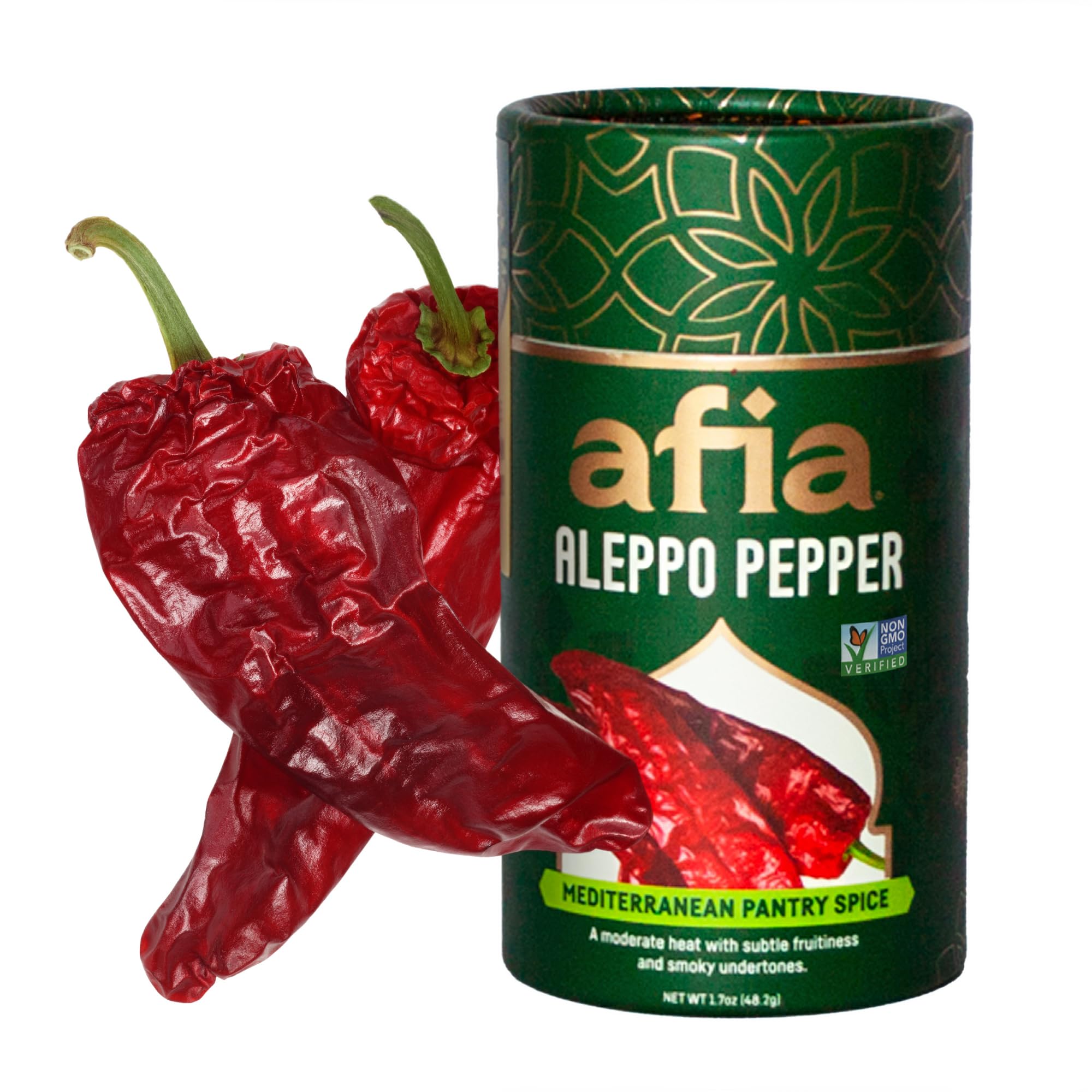 AFIA front packaging showing paper tube and premium label, enhances shelf appeal
