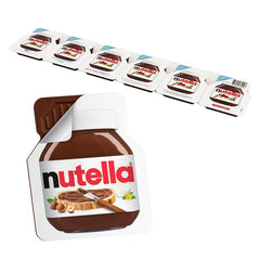 AGADE MiniNutella cup with included spoon ready to eat, emphasizes hygienic use