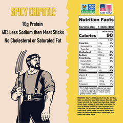 AGRO jerky stick held in hand to show scale and portion control, ideal for travel and quick snacks
