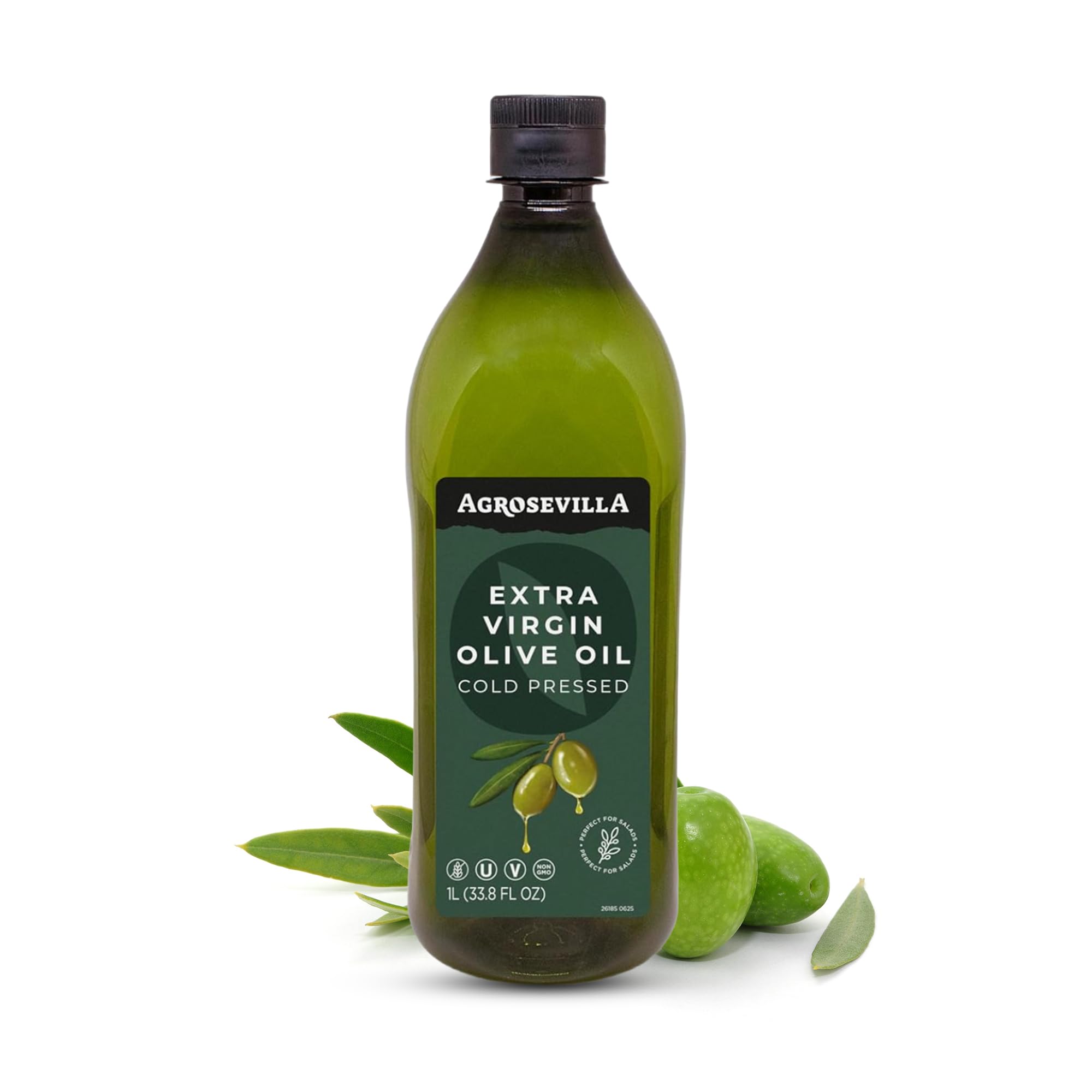 Agrosevilla front packaging showing 1L bottle and authentic Spanish branding for pantry appeal