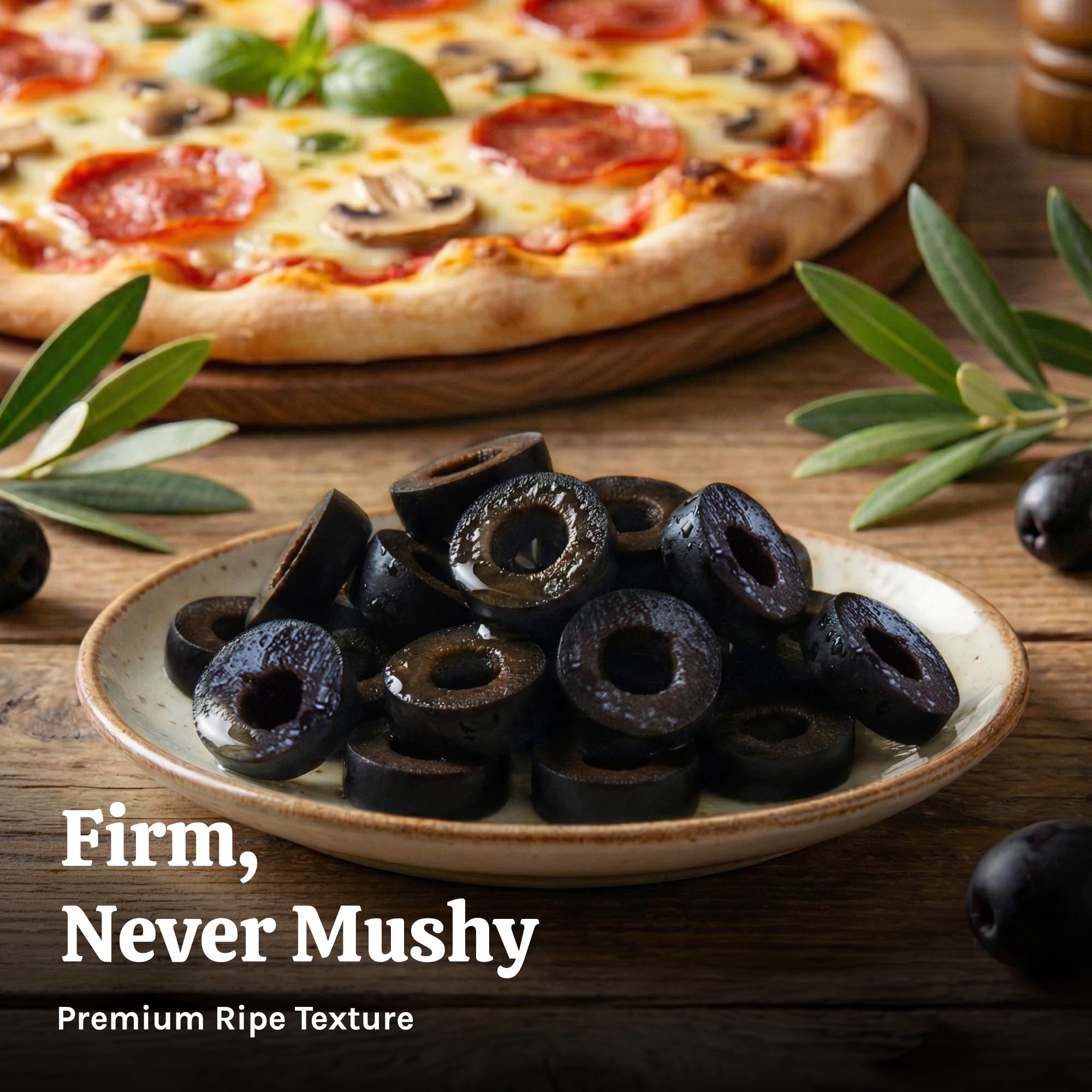 AGROSEVILLA olives in salad bowl offering consistent flavor and texture