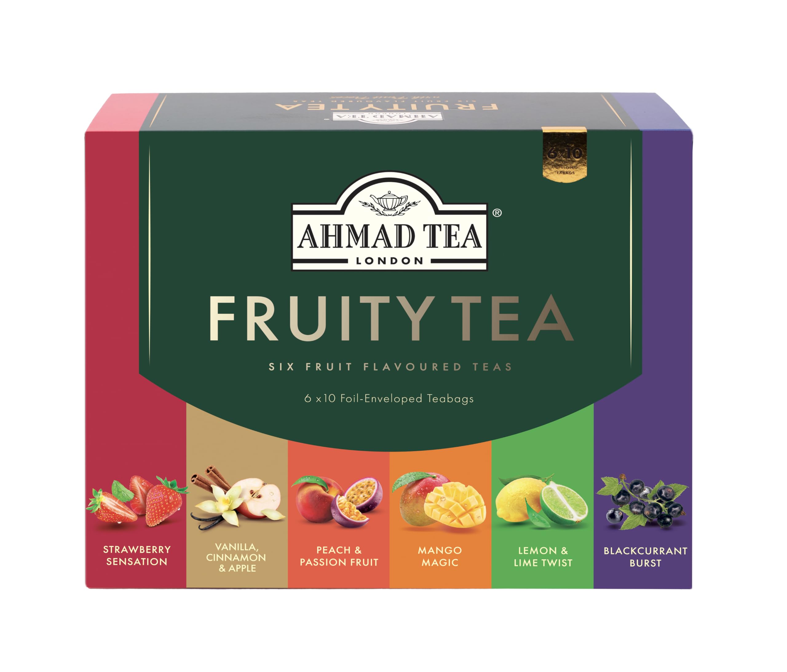 Ahmad Tea front packaging showing variety and ready-to-gift presentation