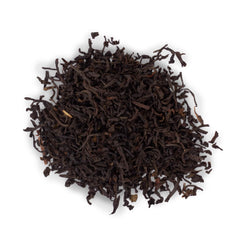 Glass cup of Ahmad Tea Imperial Blend iced, showing clarity and refreshing citrus appeal