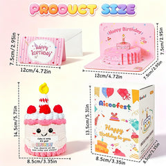AicooFest attached 3D greeting card detail offering encouraging message