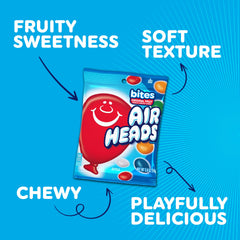 Airheads back label and nutrition facts showing ingredient transparency and allergen info benefit