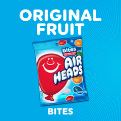 Airheads individual bag opened with wrapped bites for easy sharing