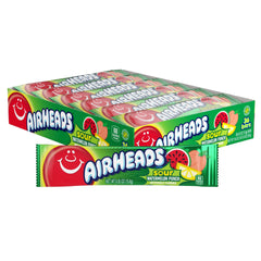 Airheads Sour Watermelon front packaging showing 36-count box, brand visibility and shareable appeal