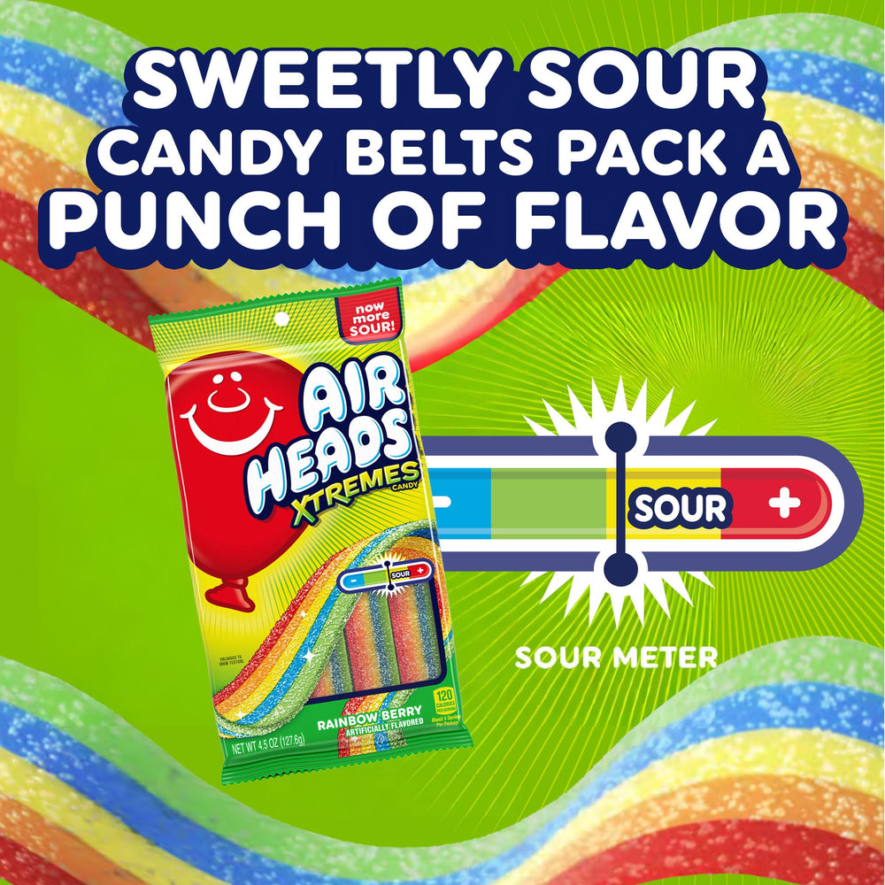 Airheads individually wrapped 4.5 oz bag demonstrating portioned freshness