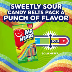 Airheads individually wrapped 4.5 oz bag demonstrating portioned freshness