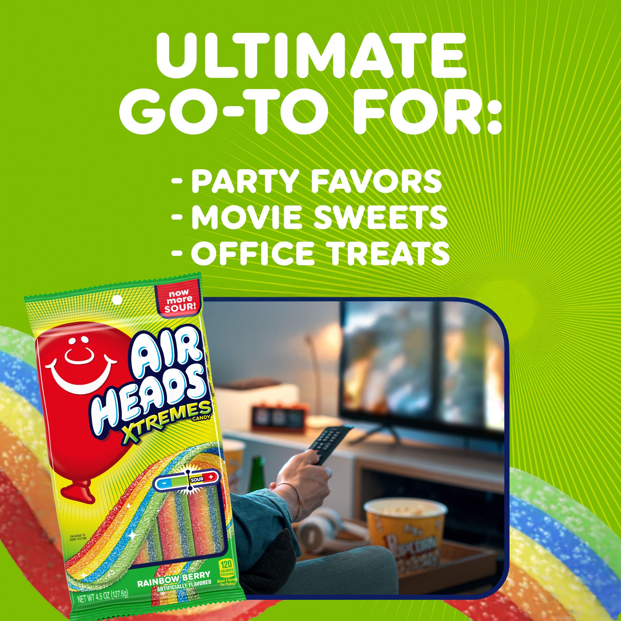 Airheads nutrition label and ingredients view for allergy and nutrition clarity