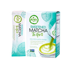 AIYA Since 1888 close-up of vibrant matcha powder texture for rich flavor