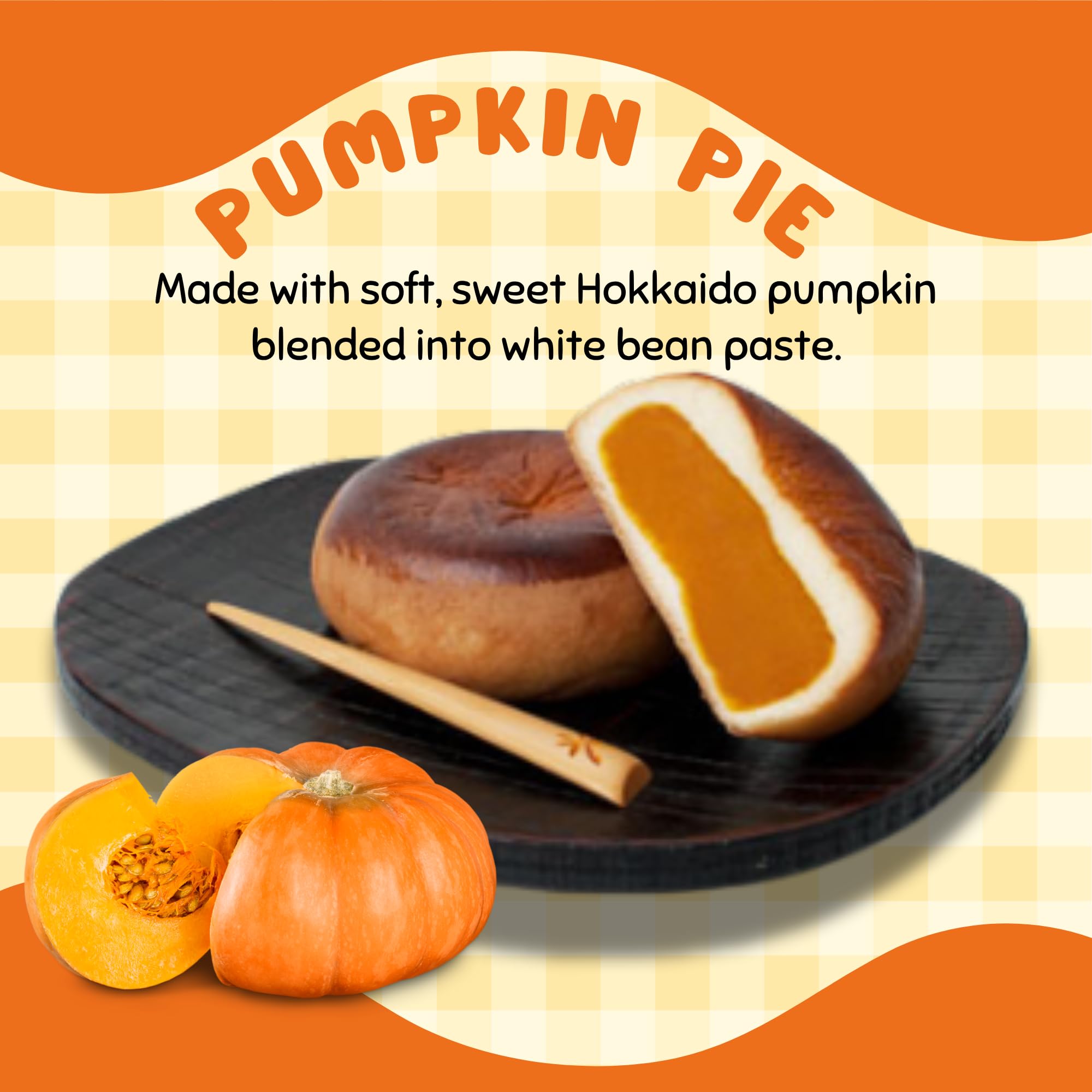 Aki Foods Japan Anpan on a plate at tea time, pairs well with hot beverages