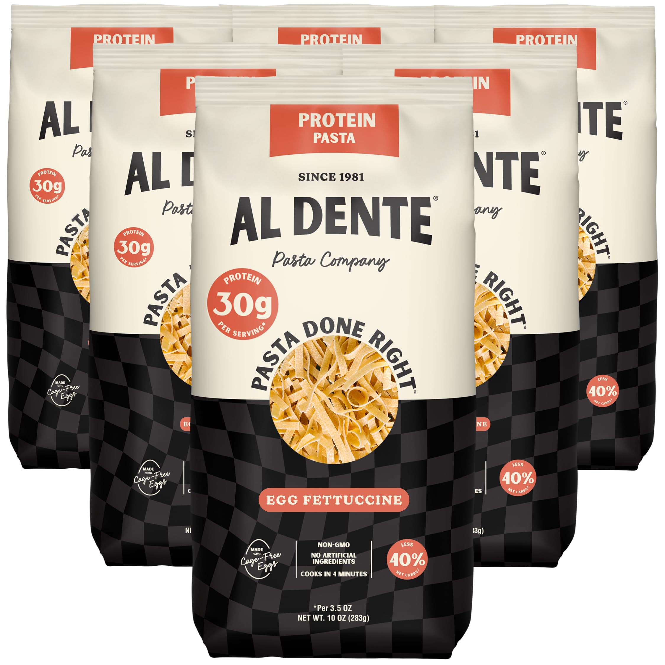 AL DENTE front packaging showing product name and benefits