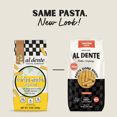 AL DENTE rigatoni tube close-up highlighting firm texture and bite