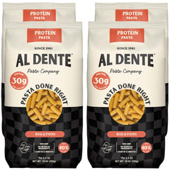 AL DENTE front packaging showing 30g protein and lower carb benefit