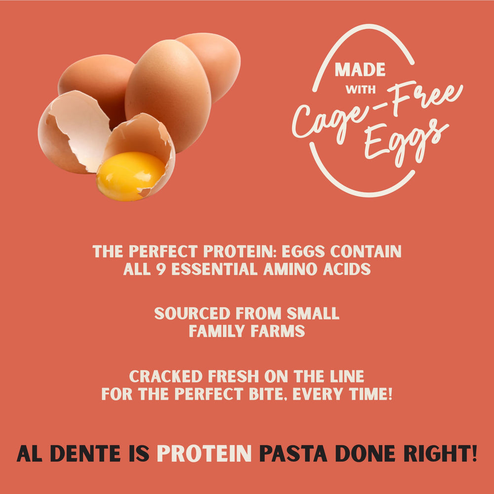AL DENTE rigatoni beside hand for scale illustrating portion control