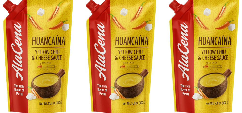 ALACENA front packaging showing three 400 g jars and product label benefit convenience