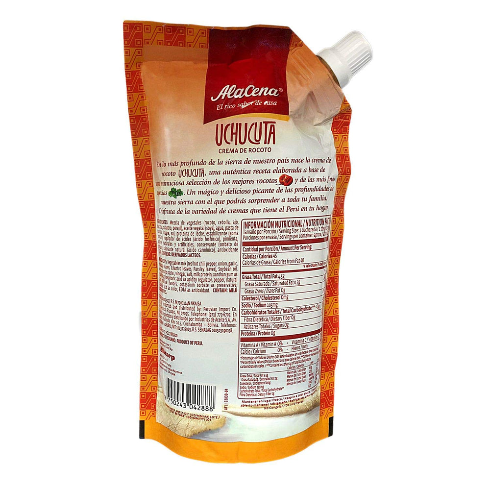 ALACENA crema de rocoto drizzled over grilled fish, adding vibrant color and balanced spicy flavor